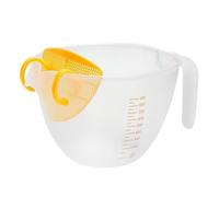 ALCXAZS Kitchen Fruit Drainage Cup Kitchen Strainer Cup Handy Tool for Egg Beating Liquid Measuring and Straining Multifunctonal Utensils Gadget Baking Tool