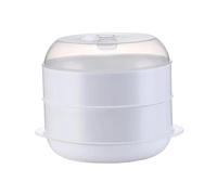 ALCXAZS Kitchen Utensils Microwave Steamer Healthy Cooking Pot Quick Stackable Food Grade Microwave Food Steamer Easy To Healthy Cooking Pot Quick