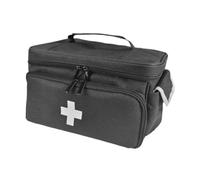 ALCXAZS Large Capacity Medical Storage Bag Empty First Aid Pouch Storage Bag with Six Mesh Pockets for Optimal Organization Multifunctional Empty First Aid Pouch