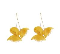 ALCXAZS Lightweight And Easy To Wear Drop Earrings In Various Designs Gift Petal Long Dangle Drop Earrings Flower, yellow