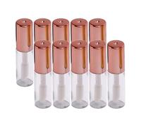 ALCXAZS Lip Gloss Tubes Empty Lip Gloss Tubes Bottles Containers Mini Build Own Care Collection with Easy Refillable Balm Containers Refillable Women Girls, Rose Gold, 4.3x1cm