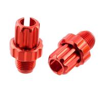 ALCXAZS M10 Bicycle Brake Lever Adjustment Screws Lightweight Colour Bright Durable Easy To Which Is Lightweight And Wear Resistant Aluminium Bake Lever Bolts Nuts Brake Accessories, Red