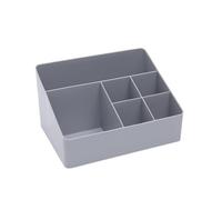 ALCXAZS Makeup Organizer Storage Box Saving Space Multifunctional Wide Application Holder Desktop Cosmetic Home Sundries, Gray