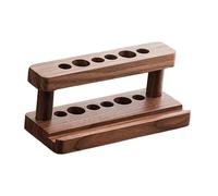 ALCXAZS Marker Holder and Marker Eraser Holder Organizer Rack Made Premium Acrylic for All Stationery Needs Pen Promises Durability and Longevity. Natural Wooden Texture