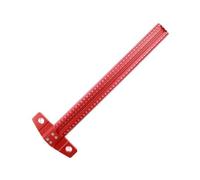 ALCXAZS Marker Ruler Aluminium Alloy Precision Drawing Marking Gauge Woodworking Measuring Layout Tool Tools Rulers Carpenter, 300MM