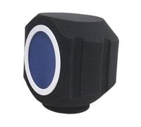 ALCXAZS Mic Soundproof Cover Sound Foam Portable Microphone Wind Screen Sponge Acoustic Filter Absorbs Noise In Multiple Directions Studio Microphone Isolation Ball Indoor Outdoor, Blue