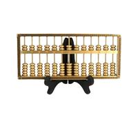 ALCXAZS Mini Abacus Decor Brass Ornament for Creative Desktop Feng Shui Craft Collection Gift Kids Adults Living Room Home Office Decoration Collectible Crafts Collection Gift for Creative