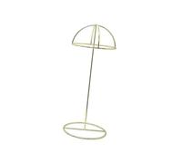 ALCXAZS Modern Metal Dome Shaped Hat Holder Stand Tabletop Wig Jewelry Scarf Display Rack Wigs Cap
