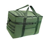 ALCXAZS Multifunctional Grill Carrying Bag Excellent for Organizing BBQ Tools During Camping Activities Storage Bag is Made of Canvas Multifunctional Grill Carrying Fishing, 53L Green