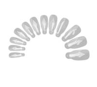 ALCXAZS Nail Form Mold Fingernail Tips Clear Full Cover Natural Nail Appearance Stunning Color Retention Providing Healthy And Comfortable Environment When Doing Art. Easy To Operatethis Tips Are