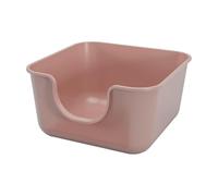 ALCXAZS Open Top Cats Litter Tray Easy Access High Sides Spacious Kittens And Rabbits Indoor Convenient And Clear To Inside Situation Open Air Cats Litter Pan