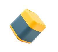 ALCXAZS Our Desktop Trash Can with Lid is The Perfect Addition to Your Workspace One-Piece Molding Storage Bin with Lid, Yellow+Dark