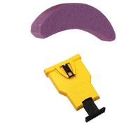 ALCXAZS Outdoor Chain Saw Sharpener Tool Portable Lightweight Features Suitable for Various Blade Sizes and Woodwork Chain Saw Blade Sharpener Whetstones Sharpening, Kraft Box, 22.6x14.4x2.6cm