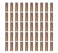 ALCXAZS Pack of 50 Straight Brass Tube Beads 5mm Diameter for Jewelry Making Copper Wire