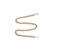 ALCXAZS Parrot Climbing Rope Unique Paw Grinding Perch Builds Stronger Between Pets And Owners And At Same Time Standing Bird Toy Chew Chewing Parrot Accessories, wood color, S