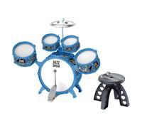 ALCXAZS Percussion Instrument Designed For Children Nurturing Kids Musical Skills While Providing Engaging Entertainment Kids Jazz Drum Set Percussion Music Instrument , blue , 54x16x39cm