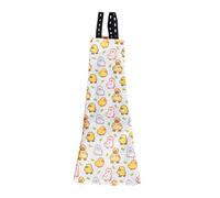 ALCXAZS Pet Duck Diaper Supplies Washable Beautiful Adjustable Bow Comfortable Fit For Chickens And Ducks Which Is More Beautiful. Pet Duck Diaper Print, white, L