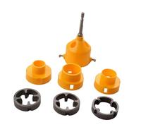 ALCXAZS Pipe Threader Round Die Set High Performance Manual Hand Tool Easy Installation 25.4mm/1inch) Pipe Threader is Made of PP and Metal Professional Threading Tool Replaces Repair