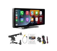 ALCXAZS Player Car MP5 Low Latency Bluetooth Music/Connection With Portable Audio And Video System ABS Car Display Screen, B5303+4Led