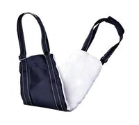 ALCXAZS Portable Dog Sling For Back Legs Assist Tool Designed To Support Neighborly Dogs Making Traveling More Comfortable Adjustable Pet Lifting Support Vest Canine Aid, Black, L