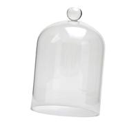 ALCXAZS Portable Dustproof Display Case Showcasing Everlasting Flowers And Decorative Items On Any Desktop Giving Unique And Finish. Dome Display Case Made Of Premium Glass, Transparent, L