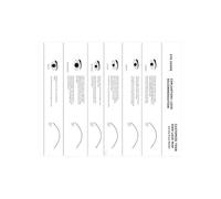 ALCXAZS Professional Exercise Practice Chart Accessory Lash Mapping Chart Tool For Advancing Eyelash Extension Skills Eyelash Extension Beginner Training Exercise Book, white