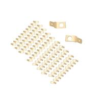 ALCXAZS Quick Disconnect Connector Non Insulated Solderless Disconnect 1 4 Male Tab Robust Copper Wire Connector Comprehensive Usage In Multiple Fields Non Insulated Solderless Adapters