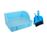 ALCXAZS Rabbit Litter Tray Toilet Built With Strong Components Allows Safe By Adult Rabbits Hamsters And Other Small Animals Large Pet Bedpan Corner Toilet