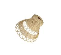 ALCXAZS Rattan Lamp Shade Rustic Pendant Light Decor Brighten Up Living Space With Handwoven Rattan Lampshade Adding Character And Warmth Handwoven Lampshade Pendant Light Decor