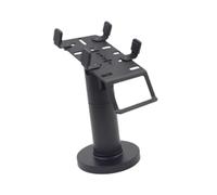 ALCXAZS Reliable POS Terminal Stand With Adjustable Tilt And Secure Lock Keeps Credit Card Payment Machines Safe In Busy Settings Stand POS With Handle 270° Swivel 30° Tilt, Black, 10.5x15.3cm