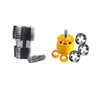 ALCXAZS Robust PVC Pipe Threader Kit Hand Tool Opener Hardware Engineered with Fine Thread Making Threading Tasks Simpler Internal Thread Cutter Accessories Multifunction