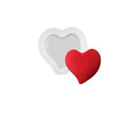 ALCXAZS Silicone Mold Heart Love Flower Pot Candy Dessert Flexible Crafts Jewelry Soap Pastry Moulds Decoration Kitchen, Small Heart