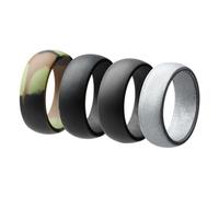 ALCXAZS Silicone Ring Active Lifestyles Providing Safety In Tough Conditions Swimming Biking And Any Other Physical Activities Silicone Finger Ring Band Wedding