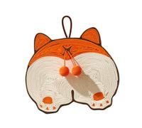 ALCXAZS Sisal Cat Scratching Pad Cat Floor Rugs Ensuring Durable And Safety For Indoor Felines While Playing Together Hanging Scratcher Mat Sisal Scratch Pad, Corgi