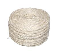 ALCXAZS Sisal Rope Twine Thick Hemp Rope For Creating Sturdy Cat Climbing Frames Ensuring Enjoyable Scratch Experiences Cat Scratcher Post Toy DIY Scratcher, White, 50m