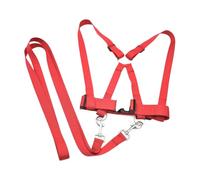 ALCXAZS Ski Harness Playing Game Rope Provides Exciting Motor Activity Opportunities While Encouraging Teamwork and Fun Walking Harness for Child Toddlers Kids Leash, Red, 39.5cm to 63cm
