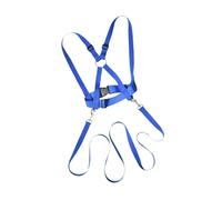 ALCXAZS Ski Harness Playing Game Rope Provides Exciting Motor Activity Opportunities While Encouraging Teamwork and Fun Walking Harness for Child Toddlers Kids Leash, Blue, 39.5cm to 63cm