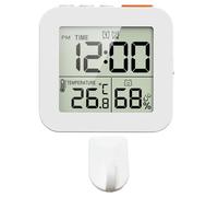 ALCXAZS Sleek Digital Alarm Clock With Indoor Temperature Helping Comfortable Thoughtful Living Environment Modern Electronic Alarm Clock Digital With Indoor Temperature Date