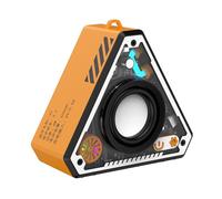 ALCXAZS Small Wireless Bluetooth Speaker With Interactive Sound And Light Enhancing Atmosphere Of Listening To Music Portable, Vitality Orange