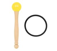 ALCXAZS Solid Wood Crystal Bowl Knocking Stick Percussion Instrument Accessories Mallet Beater Professional Yoga Christmas, Yellow