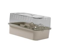 ALCXAZS Spacious Portable Hamster Cage With Openable Top Breathable Enhancing Interaction While Providing Room For Exercise Large Hamster Cage Habitat Acrylic Portable, white, 46x30x25cm