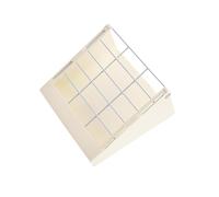 ALCXAZS Steel Hay Holder Feeder Convenient Alfalfa Dispenser For Small Animals Rabbit Bunny Hay Suitable For Rabbits Cage Holder Plastic Food Bowl Supplies, White, 22.3x20.5x9cm