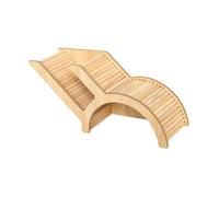ALCXAZS Stimulating Environments Created By Wood Small Animal Out Hut Play Exploring Toy Fostering Safe Play Area Wood Cage Accessories Small Animal Habitat Decor, Style B