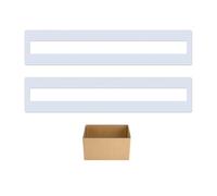 ALCXAZS Straight Line Stencil Kit for Parking Lot Line Painting 246 X 27 Cm Silicone Foldable Reusable Wire Template Parking, Template *2+Box