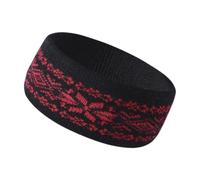 ALCXAZS Stretchy Elastic Headband Cycling Adults Exercise Warm Knitted Headband Active Winter Adventures Ear Warmer Ear Warmer For Running Sports Crochet Head Wrap, Red, 11x25cm