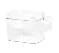 ALCXAZS Sturdy Handheld Hamster Carrier Cage Lightweight Portable Breathable Travel Cage Includes Water Bottle And Ice Storage Box Clear Pets Travel Carrier, No Handle Type, 16.5x12x12.5cm