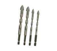 ALCXAZS Sturdy Hexagon Shank Four Flute Sawtooth Eccentric Drill Bits Premium Efficiency Tough Materials Like Concrete Four Flute Sawtooth Eccentric Drill Bits Versatile
