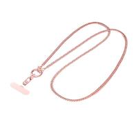 ALCXAZS Stylish Crossbody Phone Safe And Lanyards Lanyard Phone Accessory For Busy Lanyards Keychain Neck Crossbody, Rose Gold