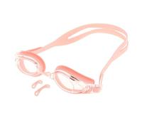 ALCXAZS Swimming Goggles Anti Fog Clear View Leakproof Comfortable Adjustable Strap Swim Eyewear Enjoy Outdoor Sports Swimming Earplug Gear Swim Eyewear No Leaking, Pink, 21.3x9.5cm