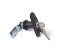 ALCXAZS T-Handle Lock for Cabinet Door Industrial Grade with Compression Tightening Industrial Cabinet T-Handle Zinc Alloy, blavk